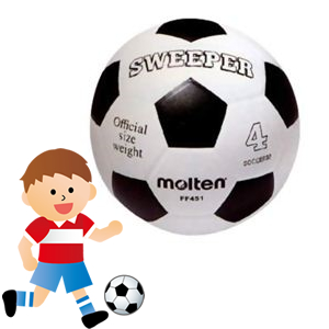小学生用のサッカーボール「サッカーボール練習球 FF451 4号」